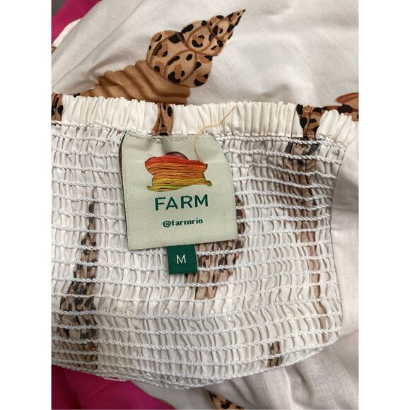 Farm rio leopard sea‎ shell midi dress - Picture 15 of 16